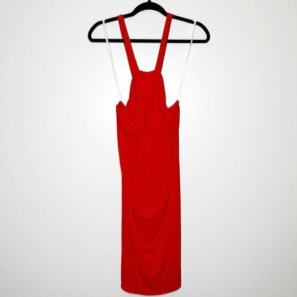 NWT Diane Von Furstenberg Ramia henna Mini Dress Women's Red Size 0 - Picture 3 of 5